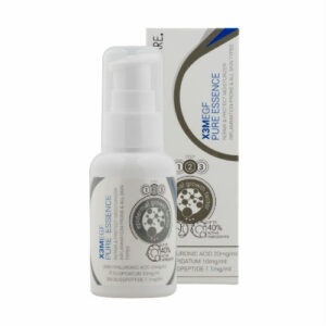 X3MEGF Pure Essence skincare product bottle and box