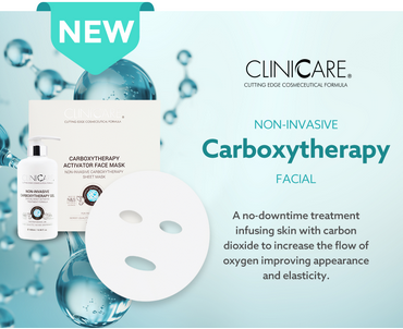 New non-invasive carboxytherapy facial by Cliniccare.